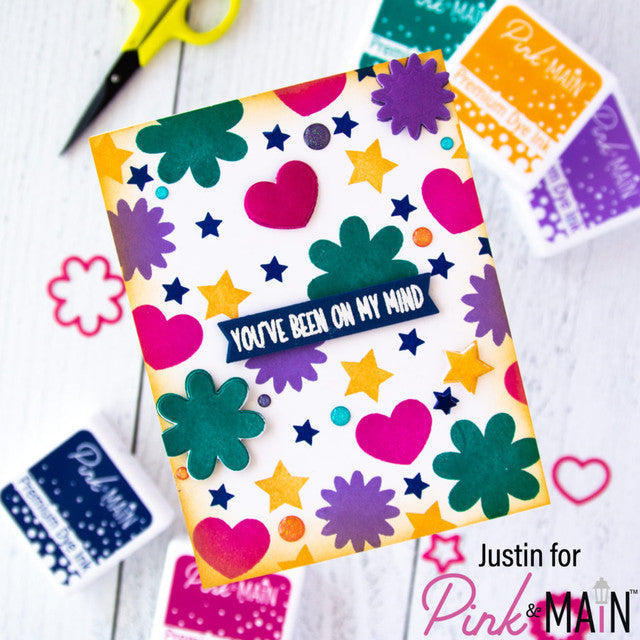 Pink and Main Sweet Posies Clear Stamps PM0595 Posies