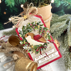 Simon Says Stamp Classic Leaf Ring Wafer Dies s1087 DieCember Christmas Tag | color-code:ALT08
