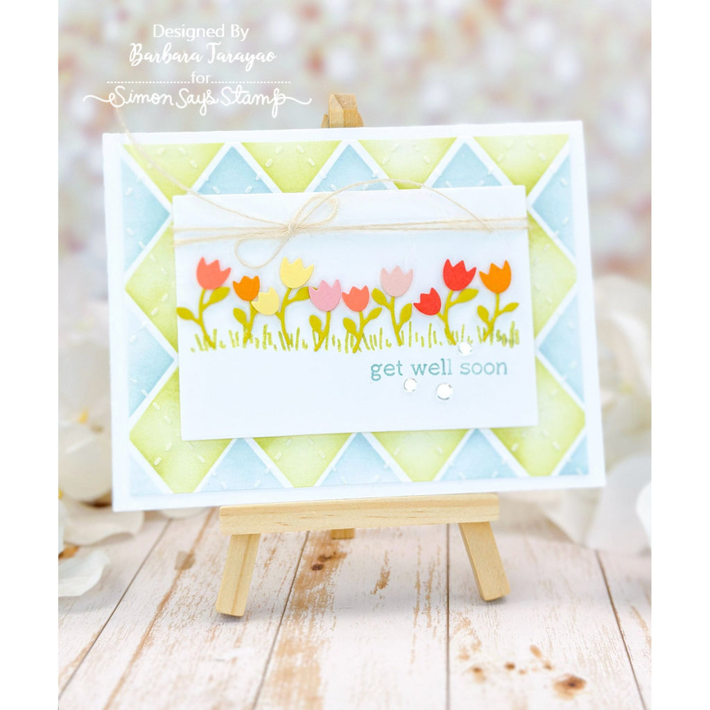 Simon Says Stamp Sweet Tiny Flowers Wafer Dies s1005 You Are My Favorite Get Well Card