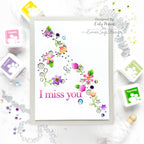 Simon Says Stamp Sweet Tiny Flowers Wafer Dies s1005 You Are My Favorite Miss You Card | color-code:ALT08