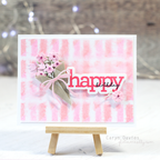 Simon Says Stamp Sweet Tiny Flowers Wafer Dies s1005 You Are My Favorite Happy Birthday Card
