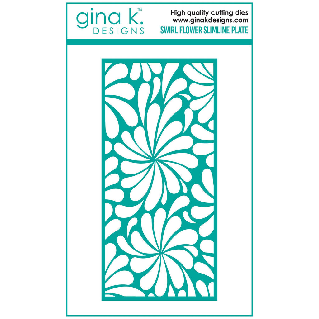 Gina K Designs SWIRL FLOWER MINI SLIMLINE COVER PLATE Die Cut die0202