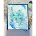 Simon Says Stamp Embossing Folder Swirling Snowbreeze sf564 Heart to Heart