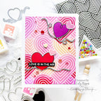 Simon Says Stamps and Dies Swirly Hearts set916sh To Be Loved Love Card | color-code:ALT03