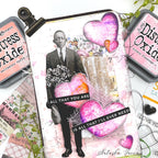 Simon Says Stamps and Dies Swirly Hearts set916sh To Be Loved Love Decor