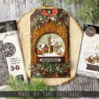 Tim Holtz Sizzix Holiday Greens Mini Thinlits Die 661597