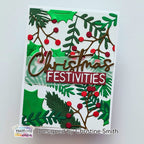 TEXT{ures} Winter Foliage Die Set texcd0005 leaves and berries christmas festivities card christine smith