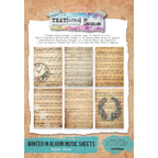 TEXT{ures} Winter in Bloom Music Sheets 5x7 Paper Pack texpp0006