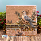 TEXT{ures} Winter in Bloom Snowflakes Kiss Cut Tape texct0002 dove bird numbers noel card lou collins