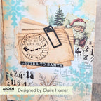 TEXT{ures} Winter in Bloom Snowflakes Kiss Cut Tape texct0002 letters to santa blue snowflakes card claire hamer