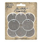 Tim Holtz idea-ology QUOTE TOKENS th93691