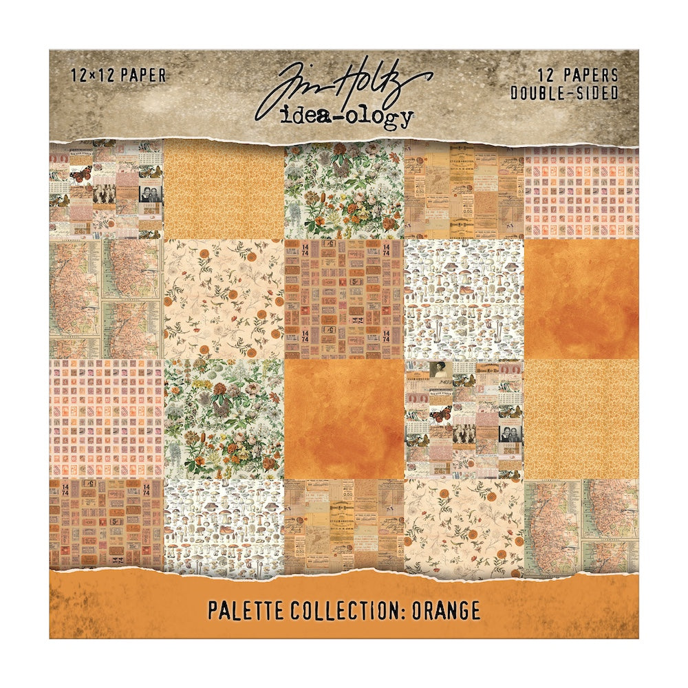 Tim Holtz idea-ology 12 x 12 Palette Paper Collection January 2026 I Want It All Bundle