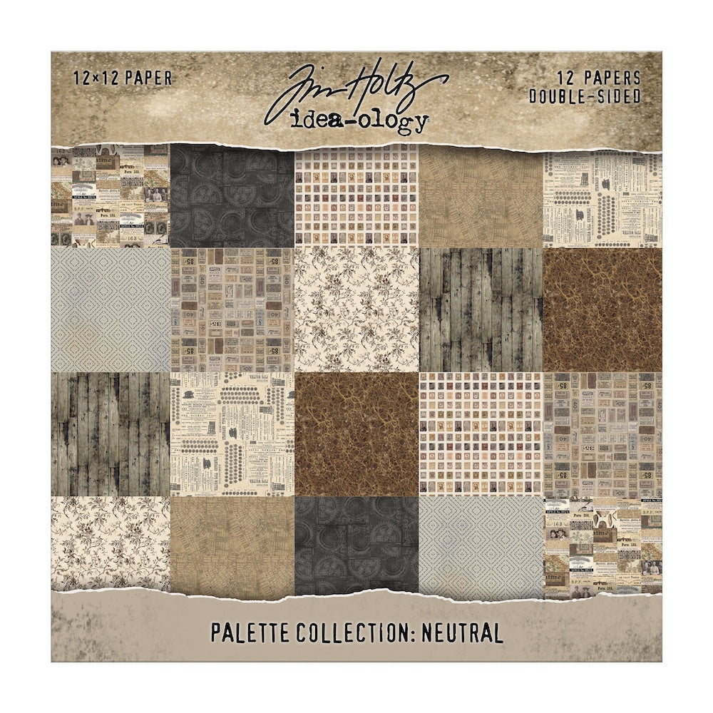 Tim Holtz idea-ology Palette Paper Collection March 2026 I Want It All Bundle