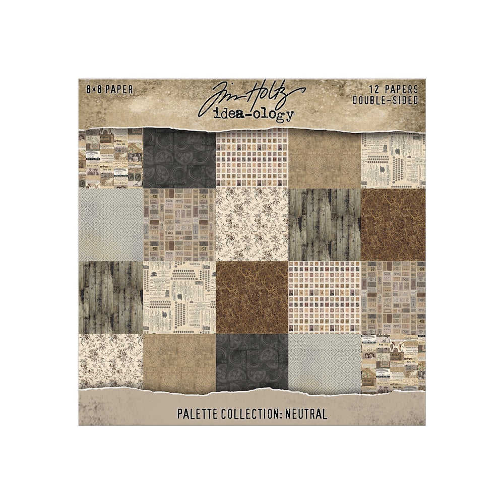 Tim Holtz idea-ology Palette Paper Collection March 2026 I Want It All Bundle