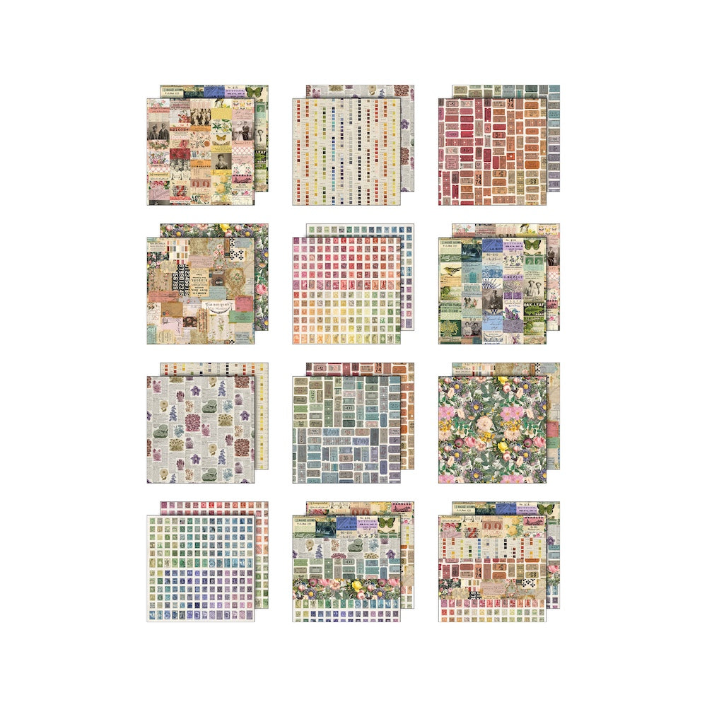 Tim Holtz idea-ology 8 x 8 Palette Paper Collection July 2026 I Want It All Bundle