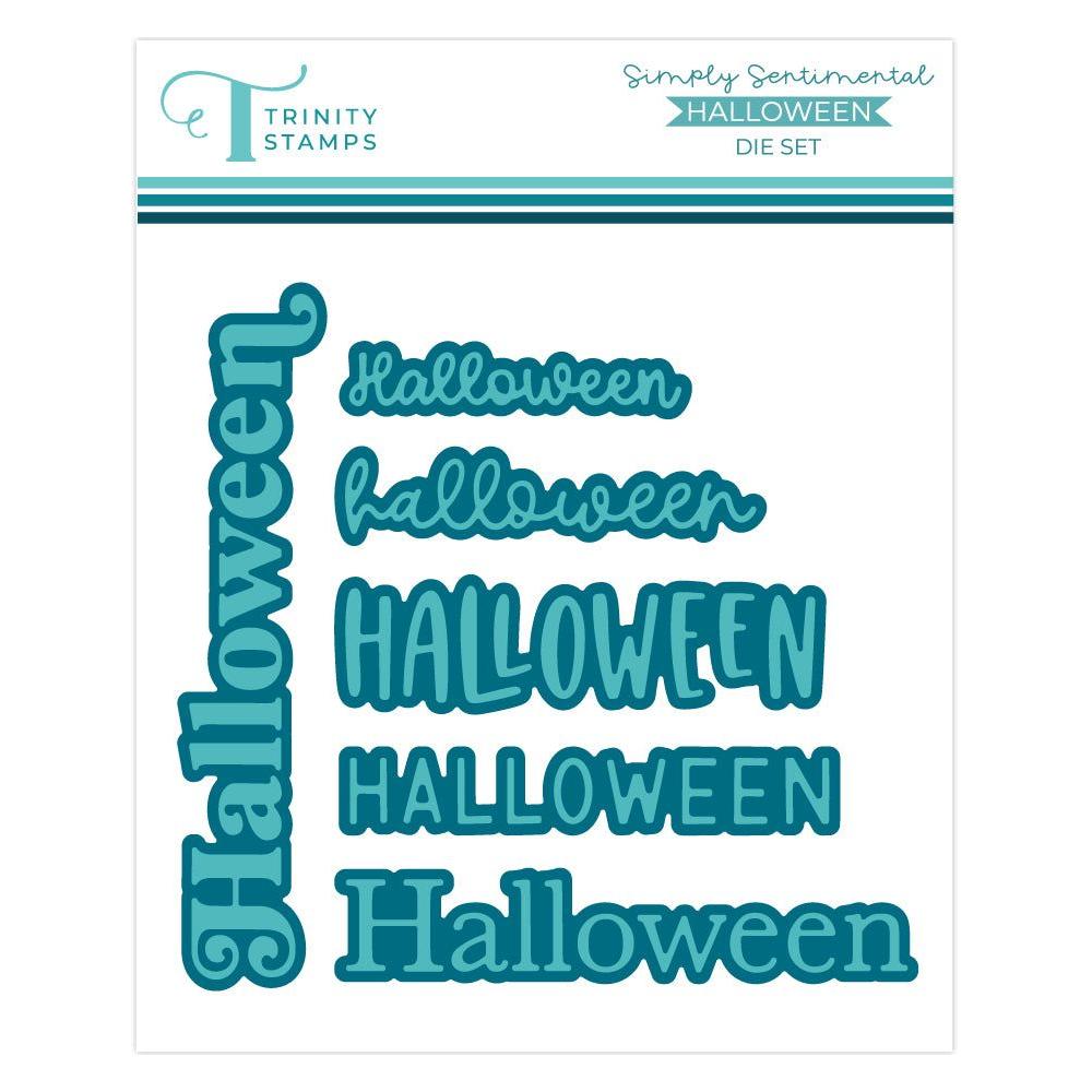 Trinity Stamps Simply Sentimental Halloween Stamp and Die Bundle