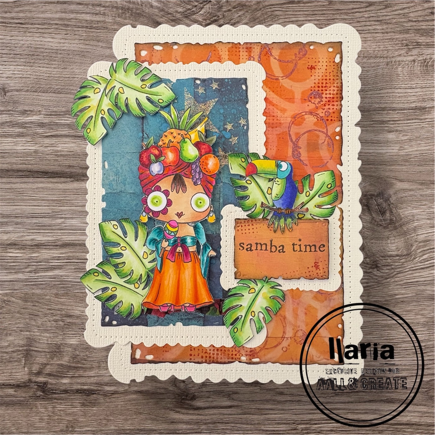 AALL & Create Samba Time A7 Clear Stamps 1278