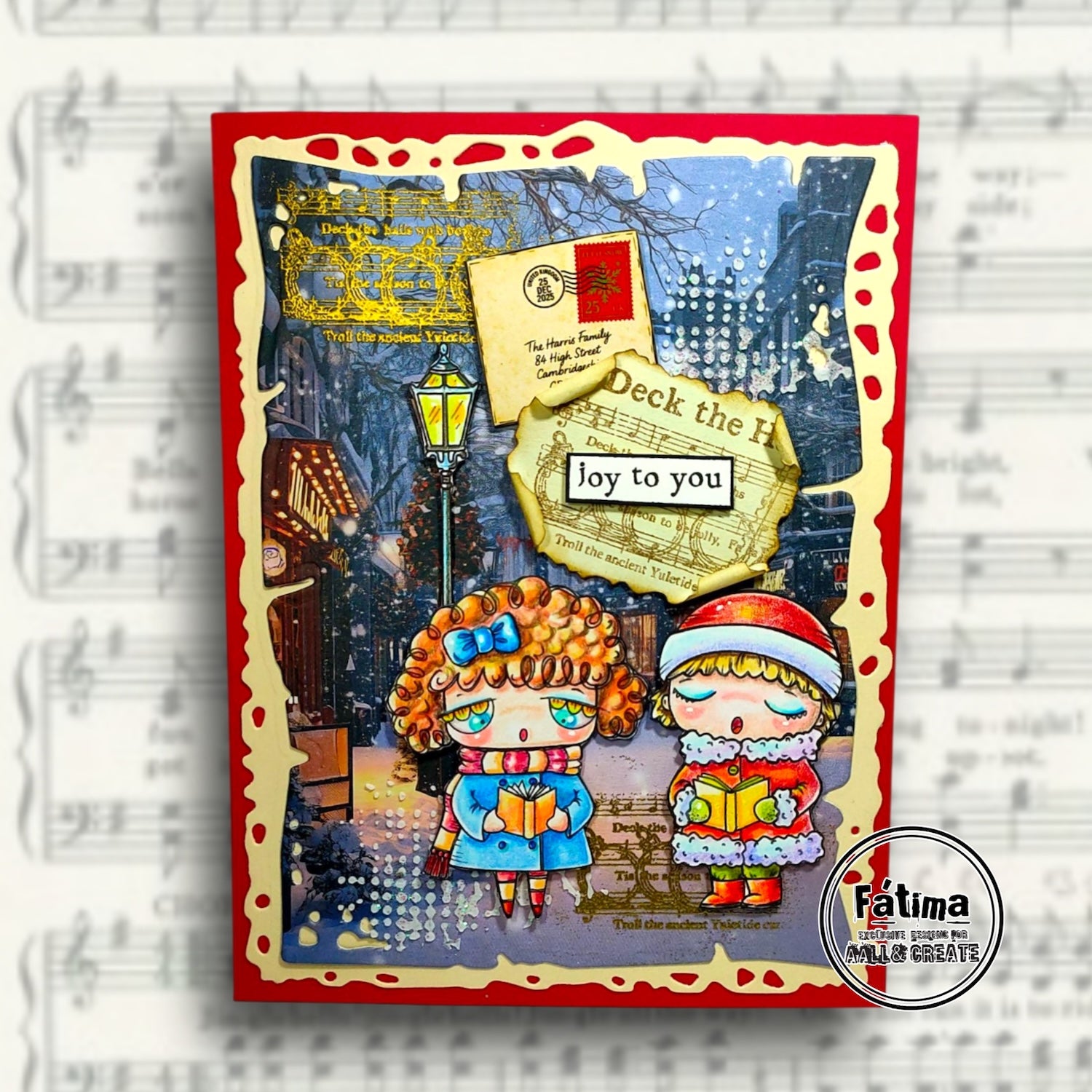 AALL & Create Joyful Noise A7 Clear Stamps 1315