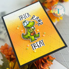Trinity Stamps GRANDMA'S CANDY JAR Embellishment Box 982359 Dinosaur Halloween Trick Or Treat Card | color-code:ALT01