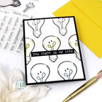 Trinity Stamps Watt’s Up Clear Stamp Set tps-305 Minimalist Encouragement Card