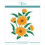 Trinity Stamps Simple Daisy Bunch 6 x 6 Stencil Set tss-074