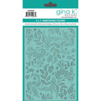Gina K Designs TAPESTRY 5x7 Inch Embossing Folder eft