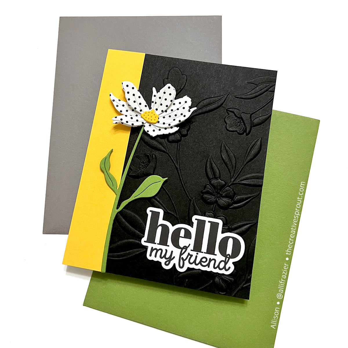 Simon Says Stamp Tattered Daisy Wafer Die s989 Moments in Time Hello Card | color-code:ALT02