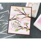 CZ Design Stamps and Dies Thank You Basics set993ty Moments in Time Thank You Card