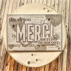 CZ Design Thank You Basics Wafer Dies czd260c Moments in Time Thank You Card