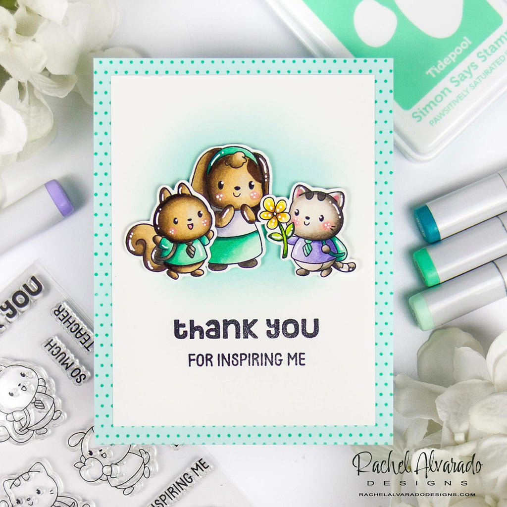 Simon Says Stamps and Dies Thank You Teacher set987ty Moments in Time Thank You Card | color-code:ALT01