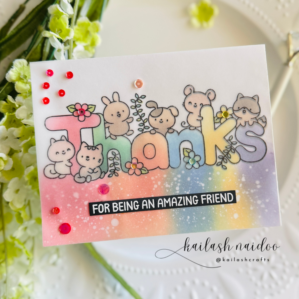 Simon Says Clear Stamps Thanks Always 3200ssc Thanks Card