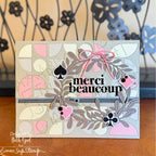 Tim Holtz The Inspector Stamps with Simon Says Stamp Dies Bundle setbz24 setin26 Thank You Card