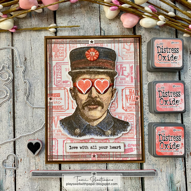 Simon Says Stamp The Inspector Wafer Dies 465sss Steam Punk Card | color-code:ALT06