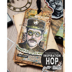 Simon Says Stamp The Inspector Wafer Dies 465sss Steam Punk Tag