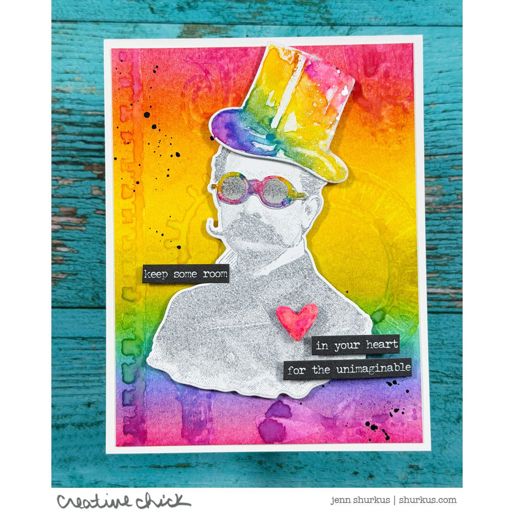 Simon Says Stamp The Professor Suite Wafer Dies 373sss395 Encouragement Card | color-code:ALT07