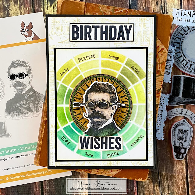 Simon Says Stamp The Professor Suite Wafer Dies 373sss395 Birthday Card | color-code:ALT09