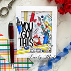 Simon Says Stamps and Dies The Write Stuff set650ws Just A Note Back to School Card | color-code:ALT05