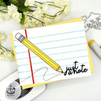 Simon Says Stamps and Dies The Write Stuff set650ws Just A Note Back to School Card