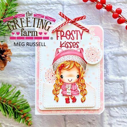 The Greeting Farm Frosty Kisses Stamps Pink Tag | color-code:ALT01