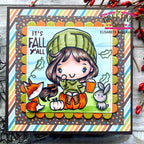 The Greeting Farm Pumpkin Spice Anya Clear Stamps tgf640 favorite season fall