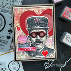 Tim Holtz The Inspector Stamps with Simon Says Stamp Dies Bundle setbz24 setin26 Steam Punk Card | color-code:ALT01
