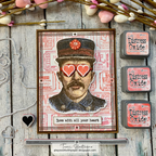 Tim Holtz The Inspector Stamps with Simon Says Stamp Dies Bundle setbz24 setin26 Steam Punk Card | color-code:ALT06