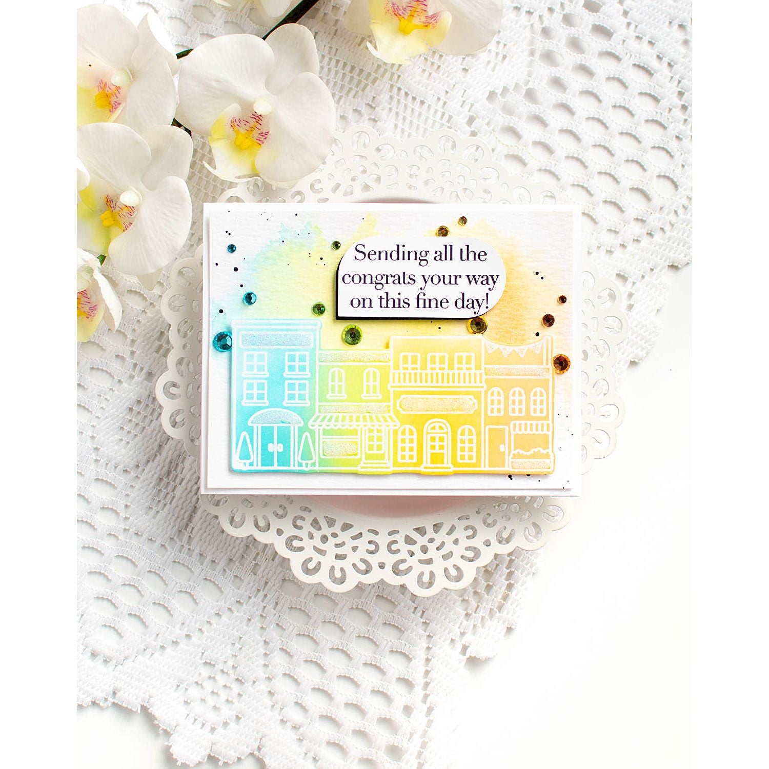 Simon Says Stamp The Little Things Wafer Dies 1298sdc You Are My Favorite Congrats Card | color-code:ALT05