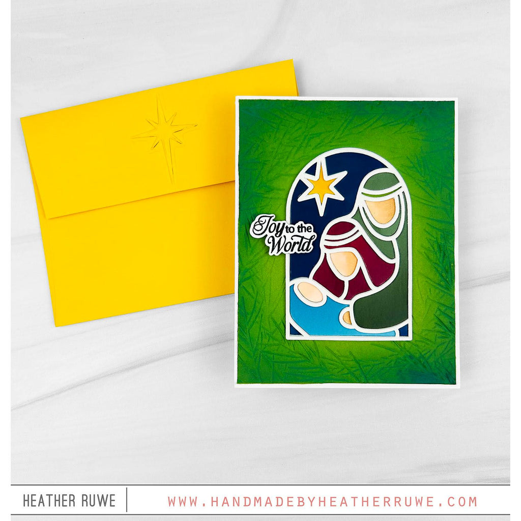 Simon Says Stamp The Nativity Wafer Dies 1488sd And Everything Nice Christmas Card | color-code:ALT05