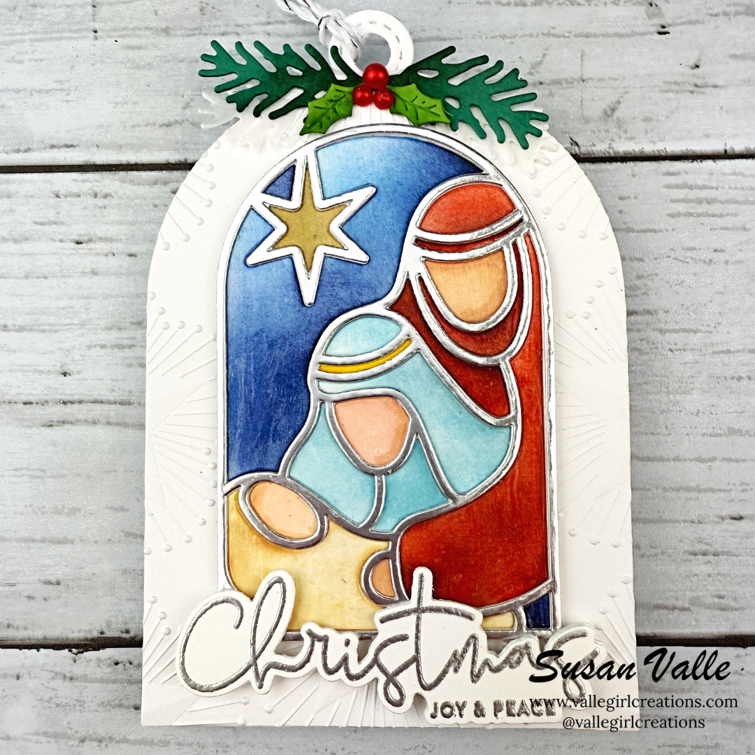 Simon Says Stamp The Nativity Wafer Dies 1488sd And Everything Nice Christmas Card | color-code:ALT01