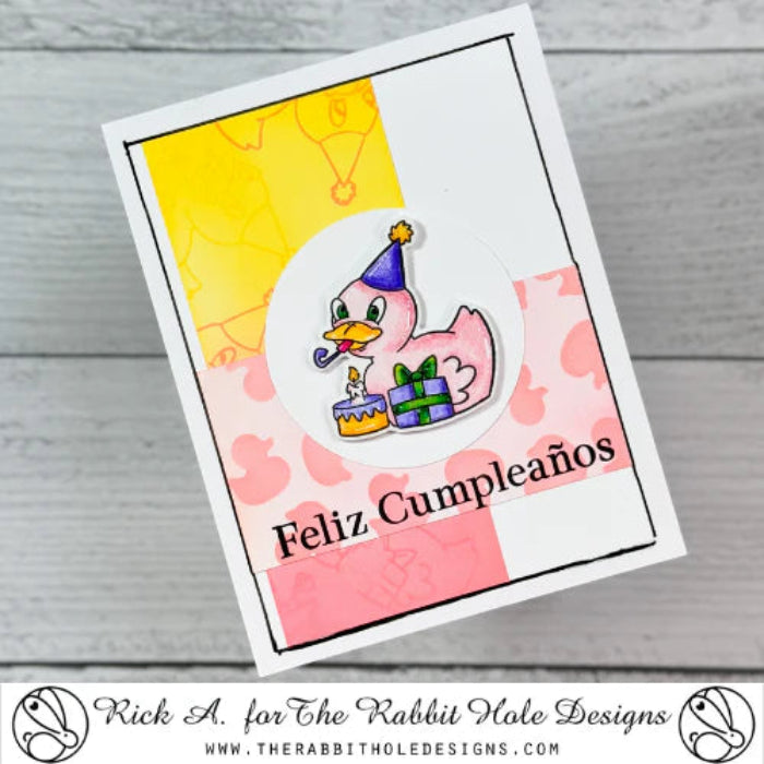 The Rabbit Hole Designs Sentimentally Speaking Holidays Abroad Clear Stamps trh-252 birthday