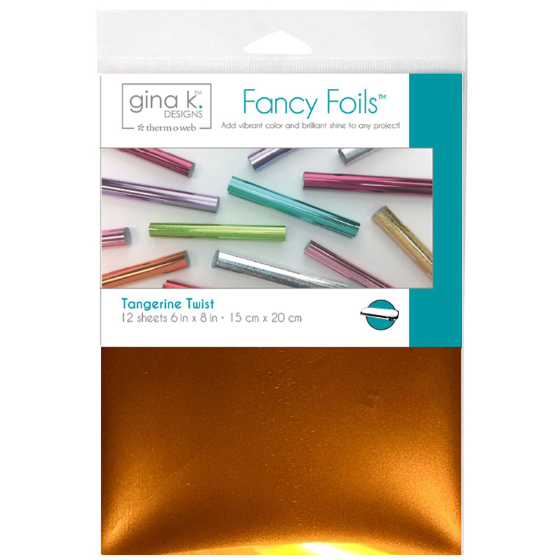 Therm O Web Gina K Designs Tangerine Twist Fancy Foils Deco Foil 18212
