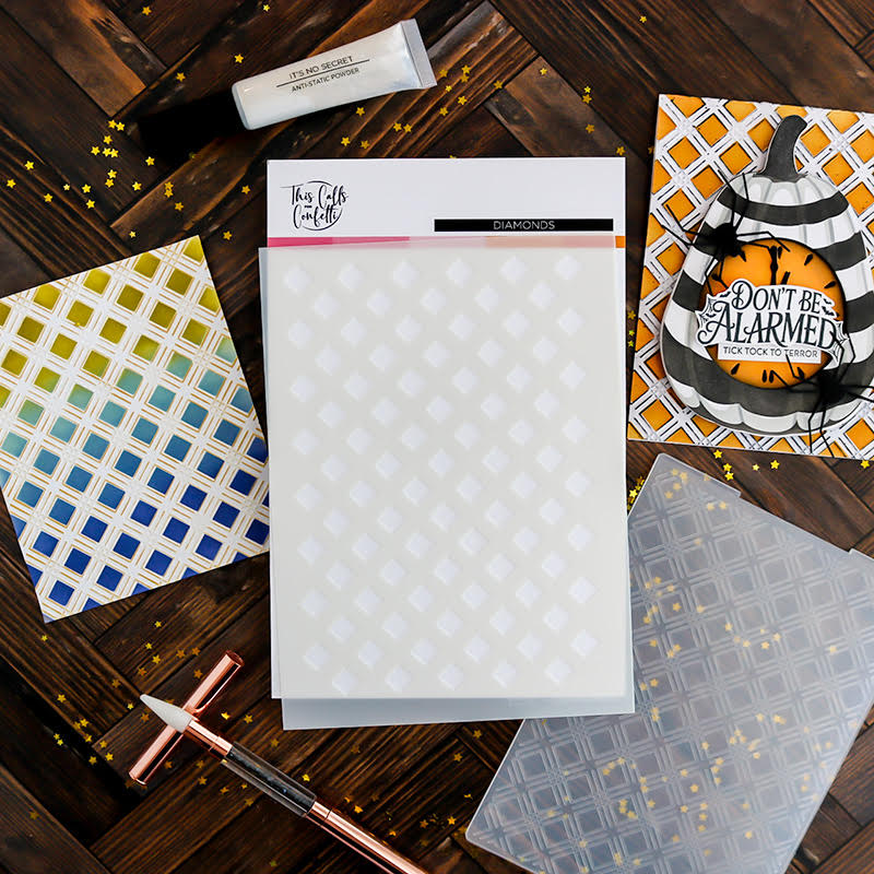 This Calls For Confetti Diamond Stencil
