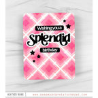 Simon Says Stamp Stencils Tiled Art 1020mt Be Bold Birthday Card | color-code:ALT05