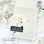 Simon Says Stamp Tilted Daisies Wafer Dies s1016 Friend Like You Get Well Card | color-code:ALT02
